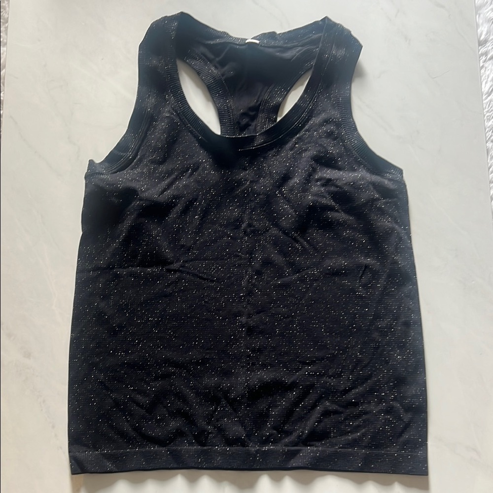 Athleta Black Sparkle Women's Tank Top
